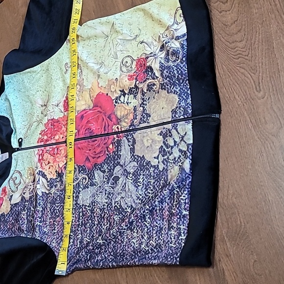 Coldwater Creek Velvety pantsuit Pjs Size: P/M Black Hoodie jacket elastic pants - Picture 11 of 16